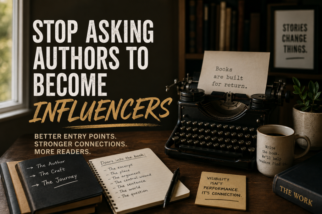 Stop Asking Authors to Become Influencers